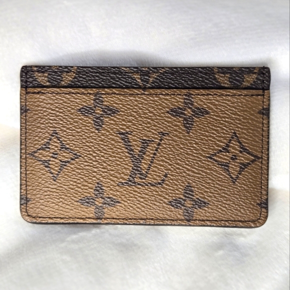 🔥 Louis Vuitton Reverse Monogram Card Holder LIKE NEW!! 🔥 - Picture 1 of 7